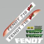 Decal Kit Fendt 716 Vario TMS