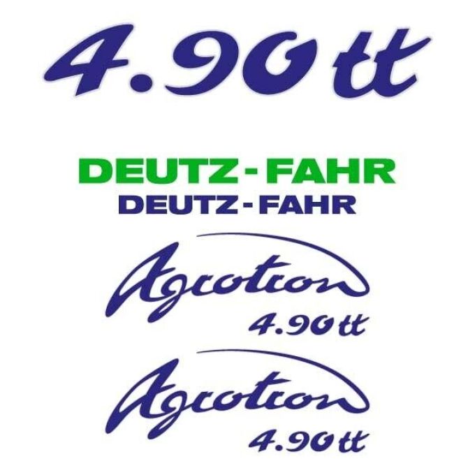 Stickerset Deutz-Fahr Agrotron 4.90 TT