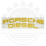 Sticker panzitting Porsche Diesel