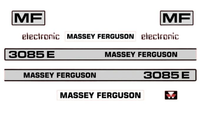 Stickerset Massey Ferguson 3085E