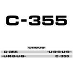 Stickerset Ursus C-355