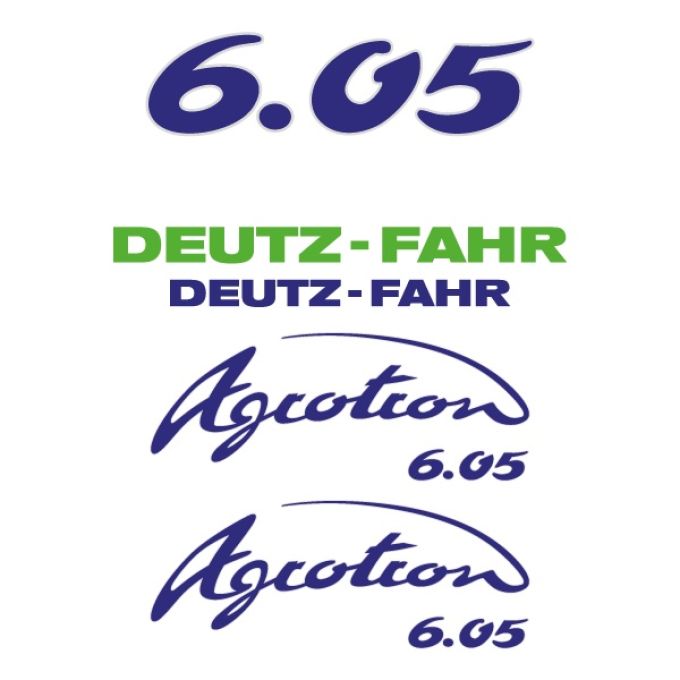 Stickerset Deutz-Fahr Agrotron 6.05