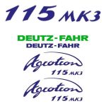 Stickerset Deutz-Fahr Agrotron 115 MK3