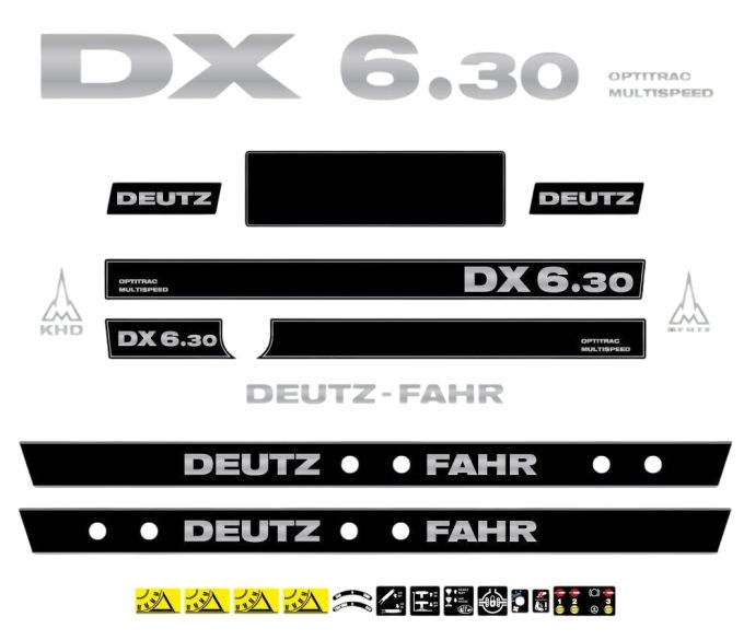 Stickerset Deutz Fahr DX 6.30 OM