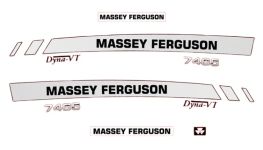 Stickerset Massey Ferguson 7465 (2008 - 2012)