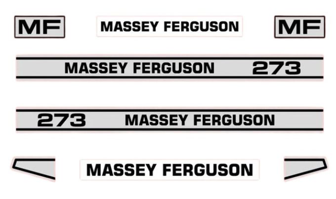 Stickerset Massey Ferguson 273