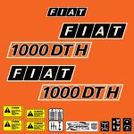 Kit autocollants latéraux Fiat 1000 DTH