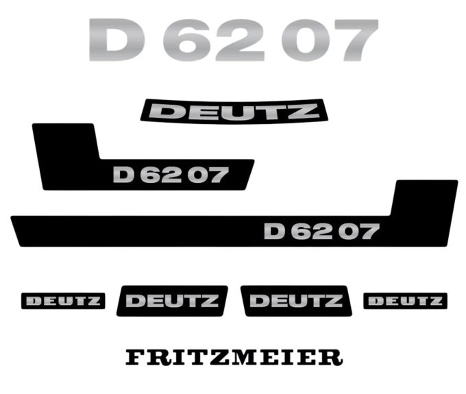 Stickerset Deutz D62-07