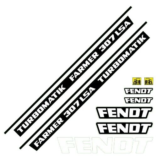 Stickerset Fendt Farmer 307 LSA