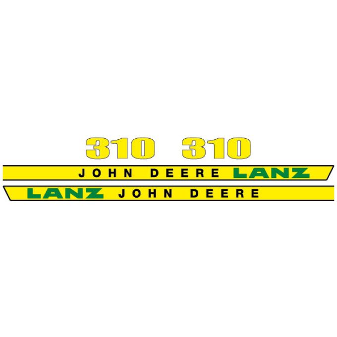 Stickerset John Deere LANZ 310