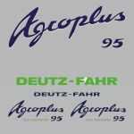 Stickerset Deutz-Fahr Agroplus 95