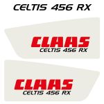 Stickerset Claas Celtis 456 RX