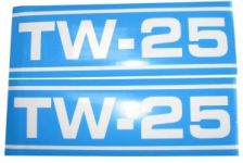 Aufkleber TW-25 2x