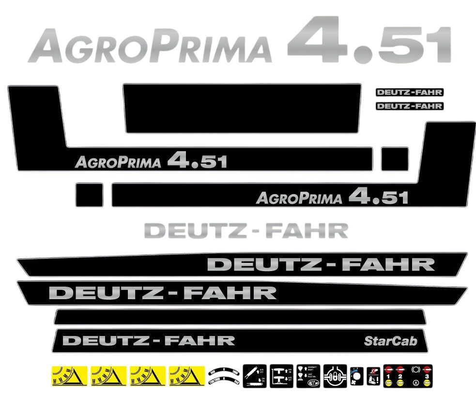 Stickerset Deutz-Fahr AgroPrima 4.51