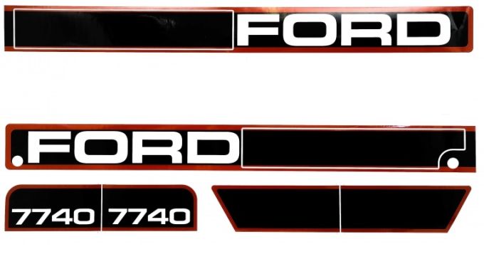 Kit autocollants Ford 7740