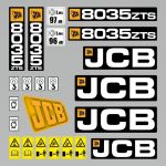 Stickerset JCB 8035 CTS