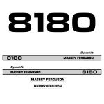 Stickerset Massey Ferguson 8180