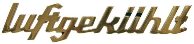 Deutz Emblem "Luftgekühlt"