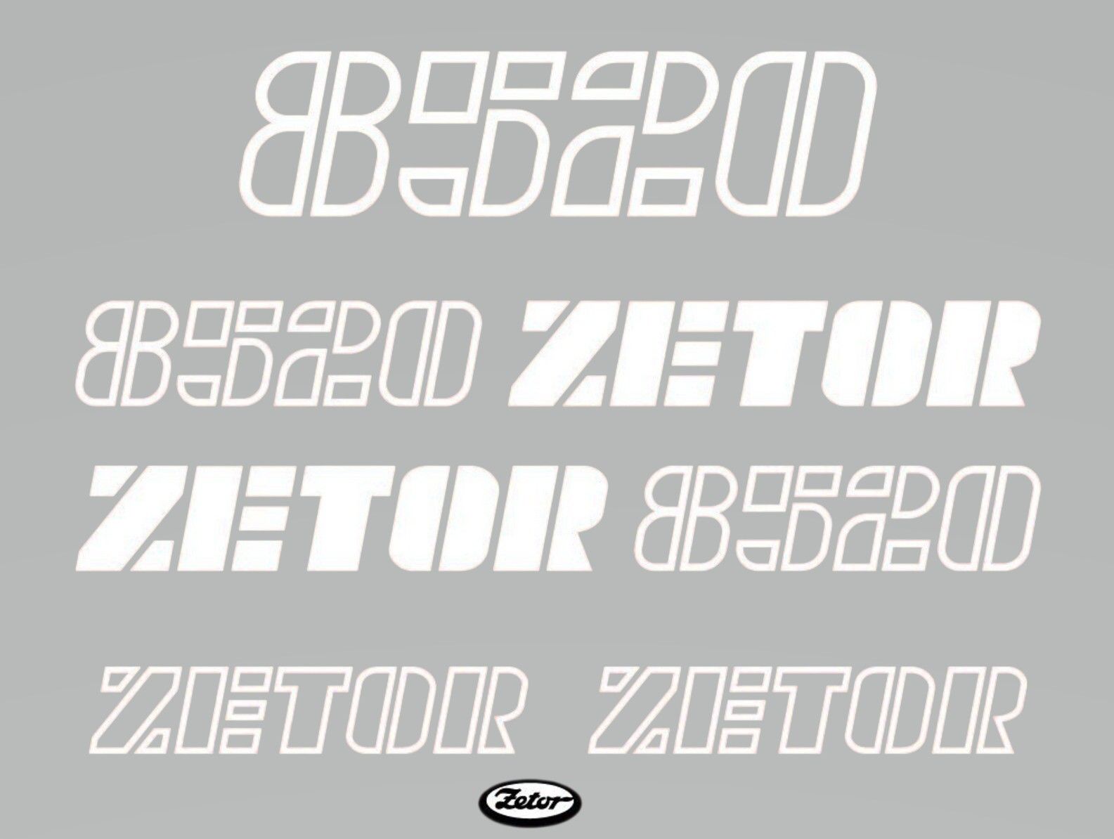 Stickerset Zetor 8520 (1991)