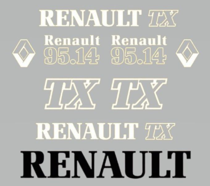 Stickerset Renault 95.14 TX