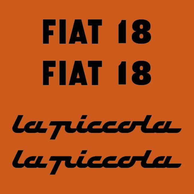 Stickerset Fiat 18 la piccola