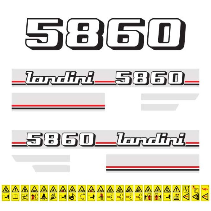 Stickerset Landini 5860