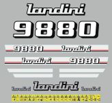 Stickerset Landini 9880