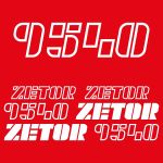 Stickerset Zetor 9540