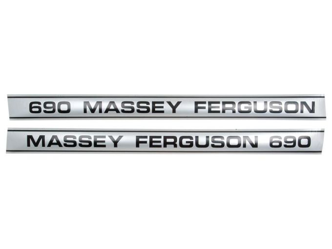 Kit autocollants latéraux Massey Ferguson 690
