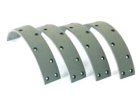 Bremsbelag 274 x 41 x 5mm, Set van 4 stuks met klinknagels
