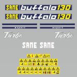SB130T Stickerset SAME Buffalo 130 Turbo