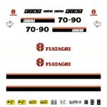 Stickerset Fiat 70-90