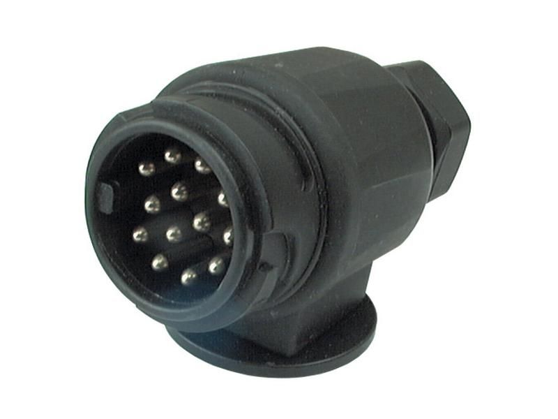 13 Pin Trailer Plug Male with Screw Connectors (Plastic)