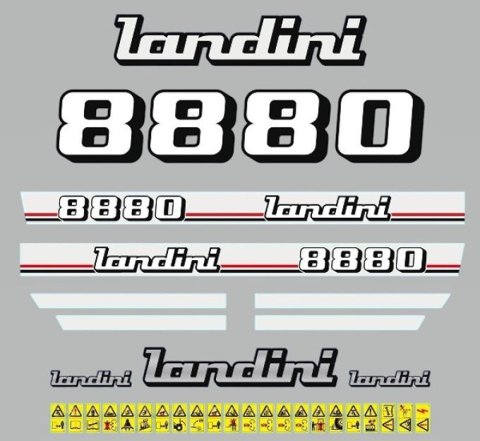 Stickerset Landini 8880