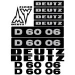Stickerset Deutz D60-06