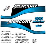 Stickerset Mercury 100 blue (1999-2004)