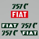 Stickerset Fiat 351 C