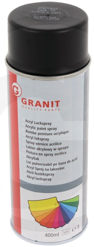 RAL 9017 verkeerszwart glanzend 400 ml spuitbus