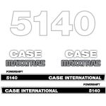 Stickerset Case International 5140 maxxtrac