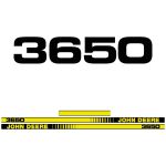 Typenschild John Deere 3650