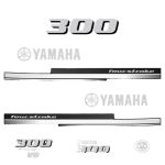 Stickerset Yamaha 300 Four Stroke Outboard (2008)