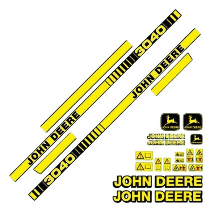 Stickerset John Deere 3040