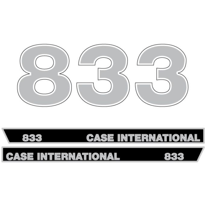 Stickerset Case International 833