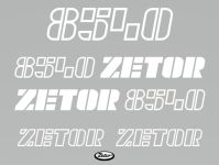 Stickerset Zetor 8540 (1991)