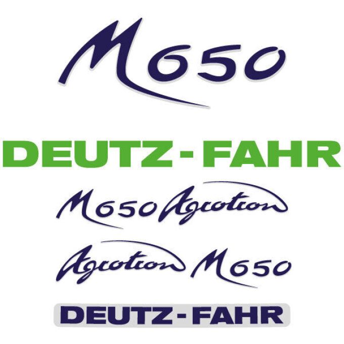 Stickerset Deutz-Fahr Agrotron M650