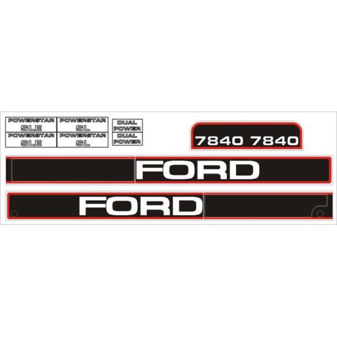 Kit autocollants latéraux Ford 7840