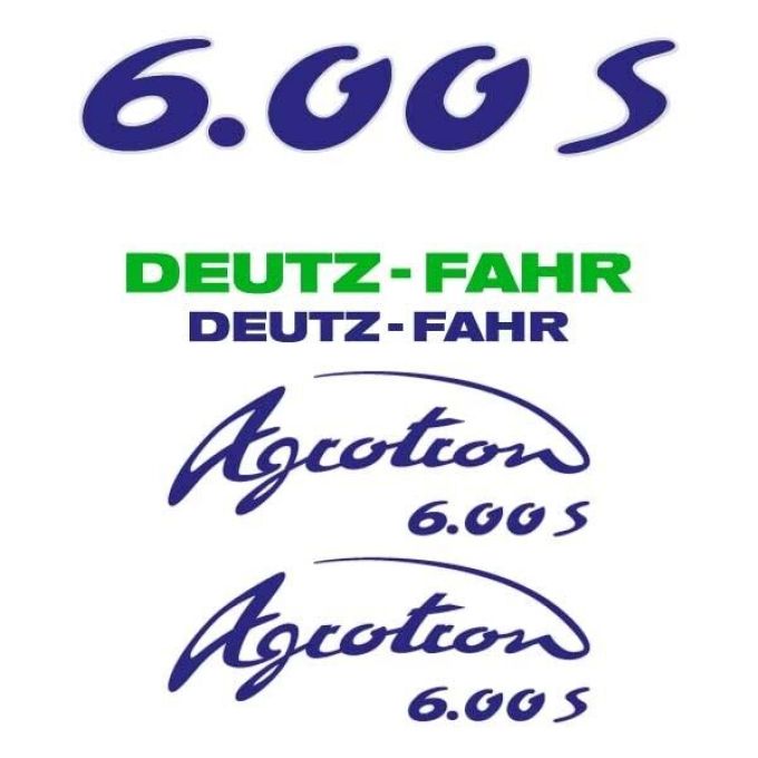 Stickerset Deutz-Fahr Agrotron 6.00 S