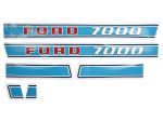 12682 Stickerset - Ford - New Holland 7000