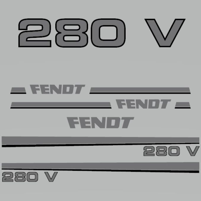 Stickerset Fendt 280 V