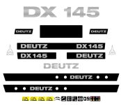 Stickerset Deutz DX 145